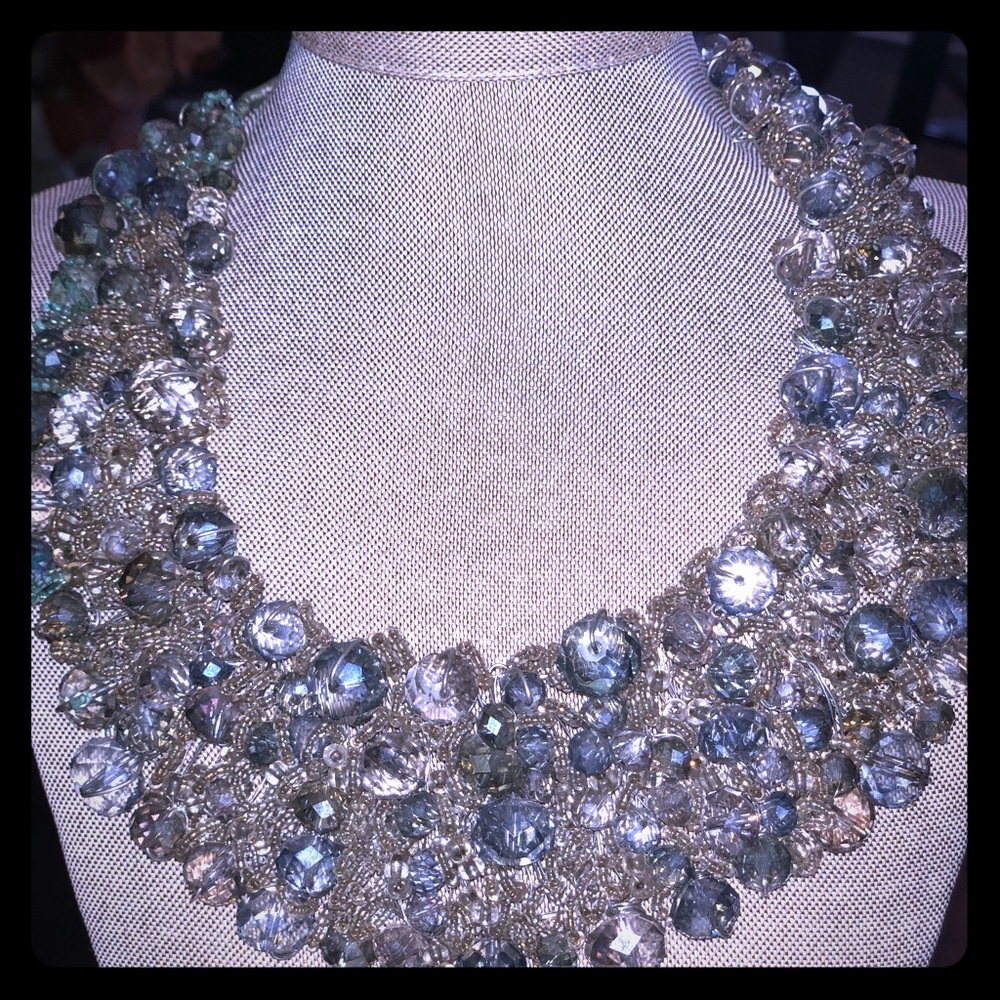 Bold statement necklace
